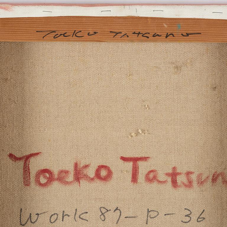 Toeko Tatsuno, "Work 87-P-36".