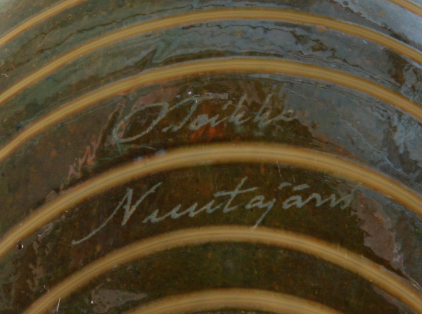 FIGURIN, glas. Oiva Toikka, Nuutajärvi, Finland.