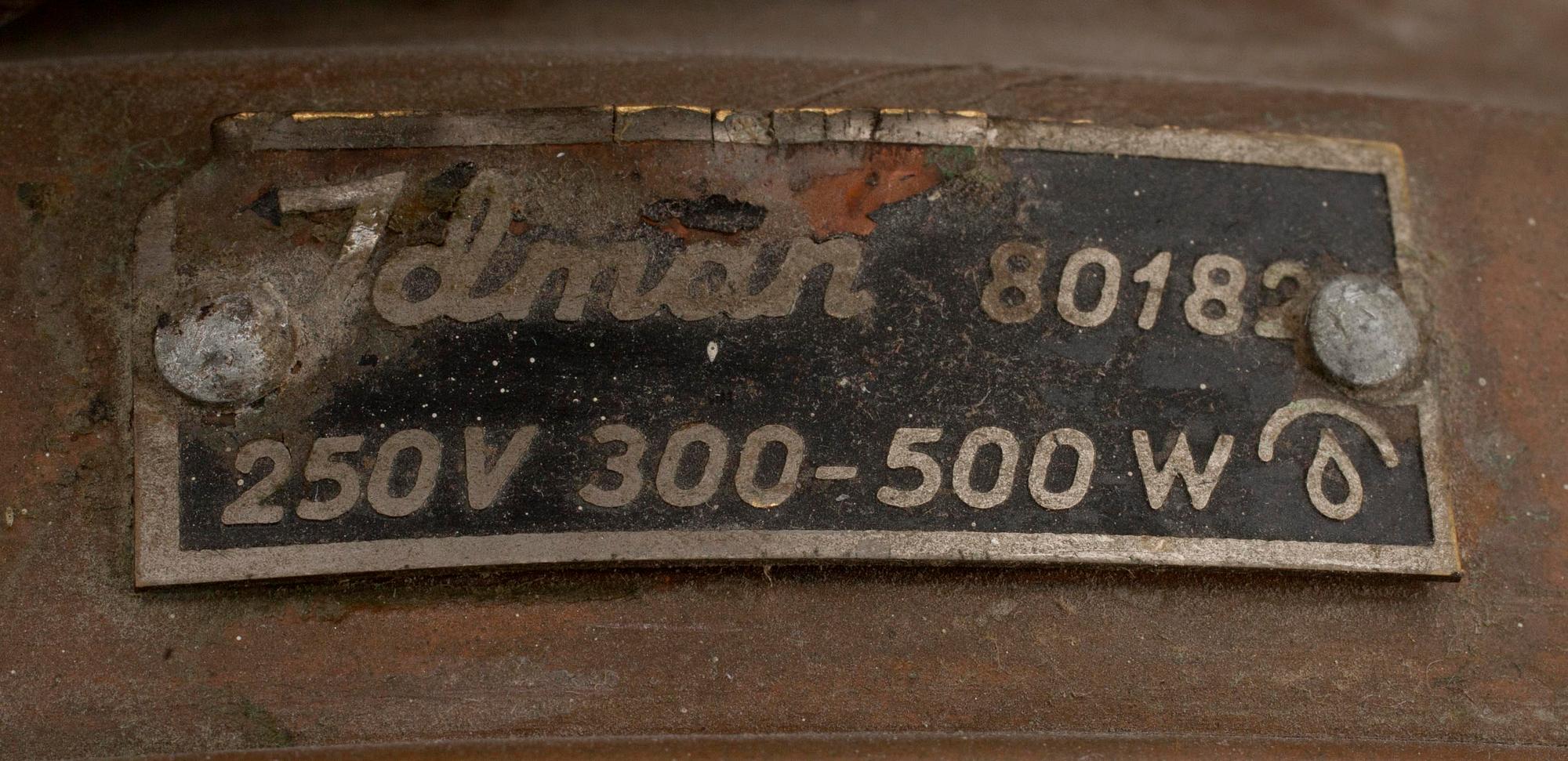 TAKLAMPA, koppar samt målad metall, Idman 80182.
