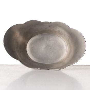 Nils Fougstedt, a pewter jardinière, Firma Svenskt Tenn, Stockholm 1930.