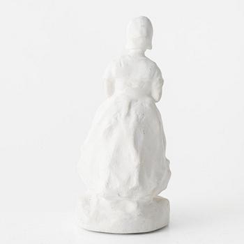 Ruth Milles, sculpture, plaster, signed.