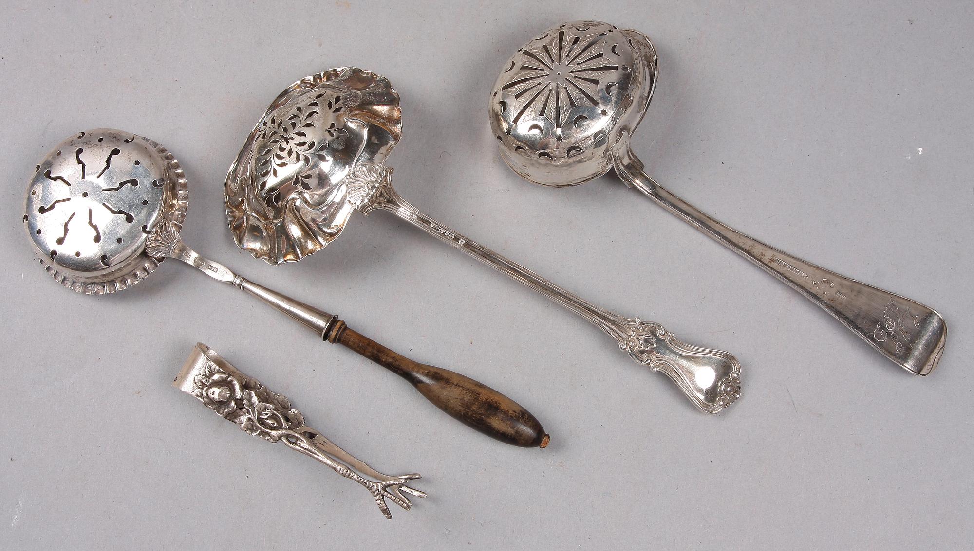 PARTI SILVER, 4 delar, 1800/1900-tal.