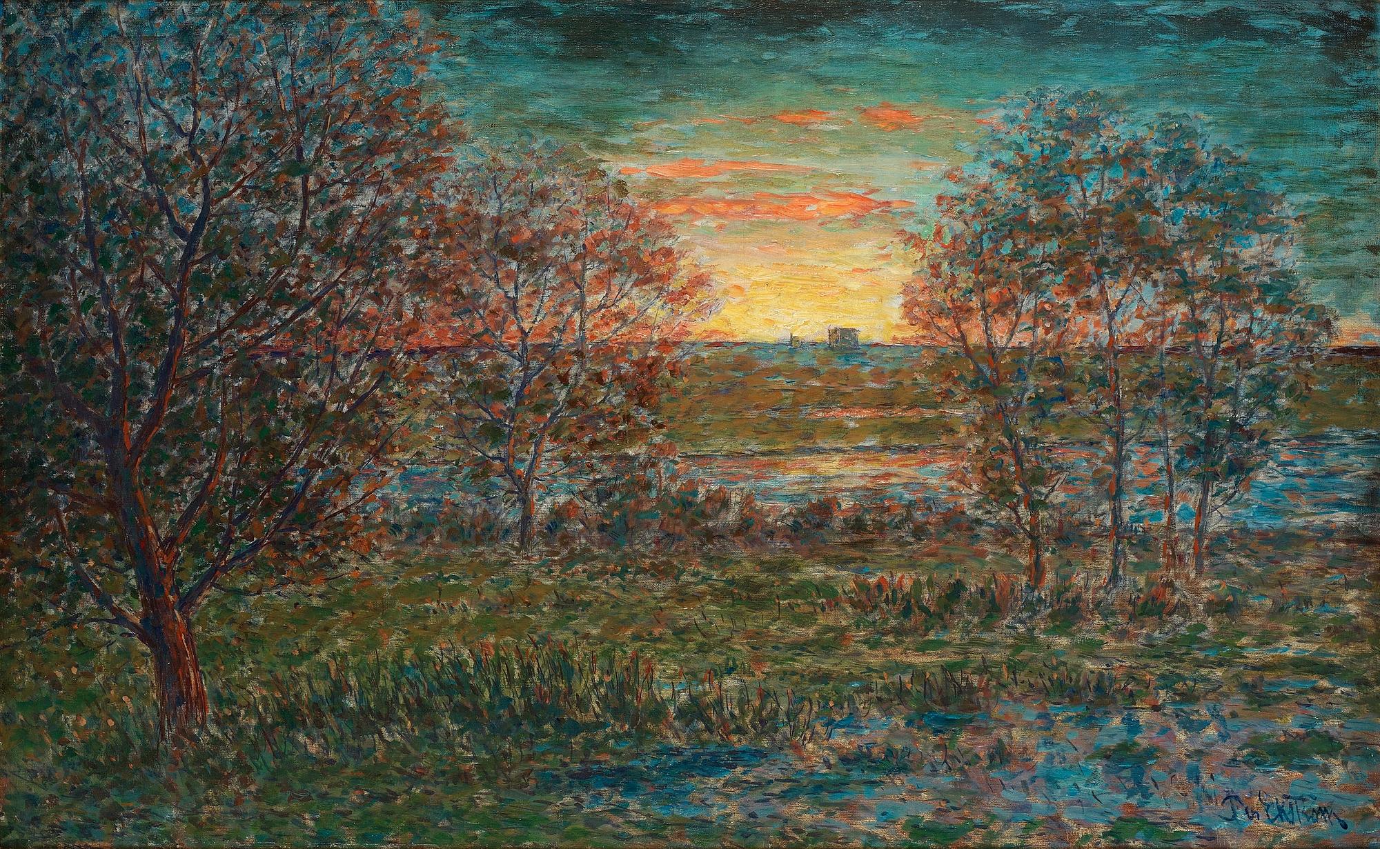 Per Ekström, Reddening skies, Öland.