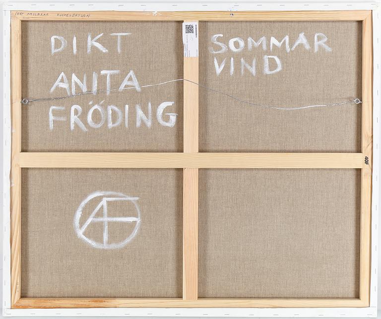 ANITA FRÖDING, olja på duk, signerad.