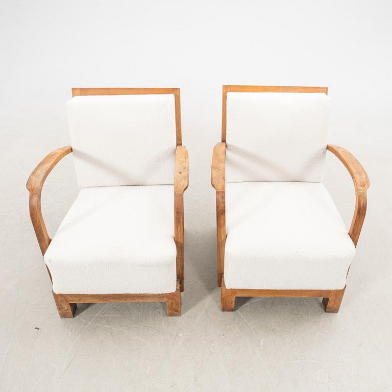 Fåtöljer ett par Art Deco 1900-talets första hälft.