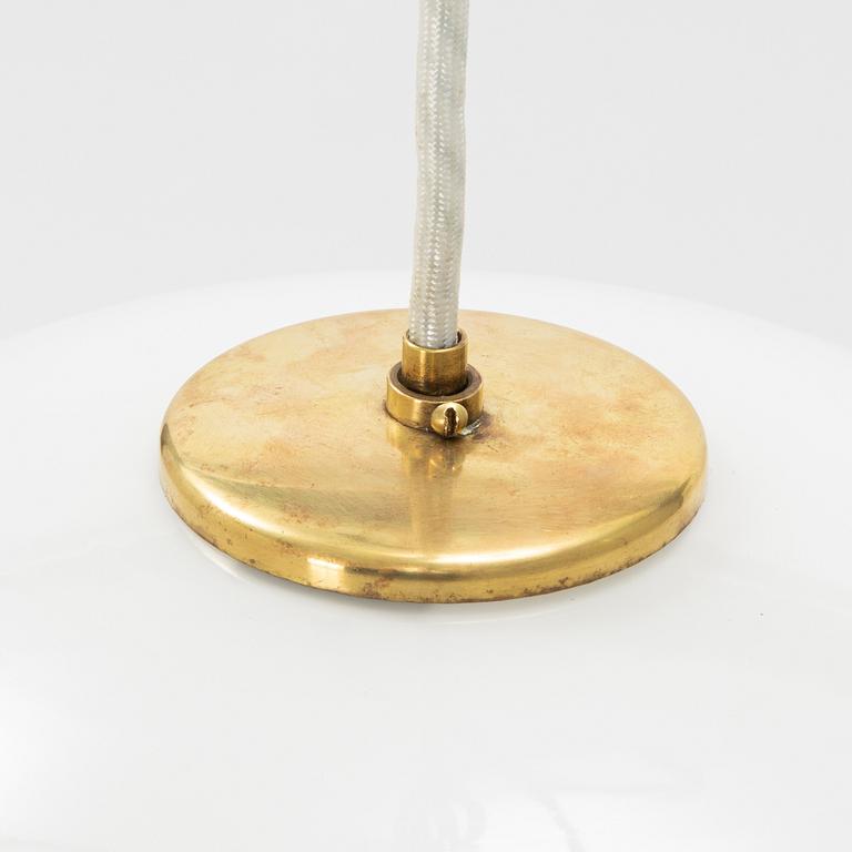 Vilhelm Lauritzen, a 'Radio Pendel' glass ceiling light, Louis Poulsen, Denmark, second half of the 20th Century.