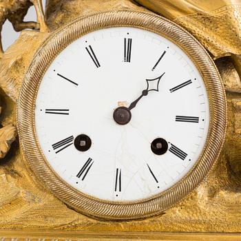 A french pendulum clock, second half of the 19th century.