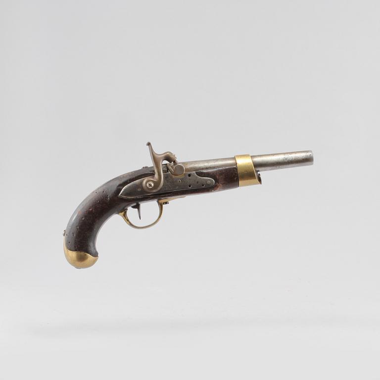 SLAGLÅSPISTOL, "Pistolet modèle An XIII", Frankrike, 1800-talets första hälft.