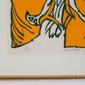 Pierre Alechinsky, lithograph in colours, 1978, signed 3/125.