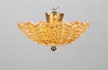 TAKPLAFOND SAMT VÄGGBELYSNING, 3 delar,glas.