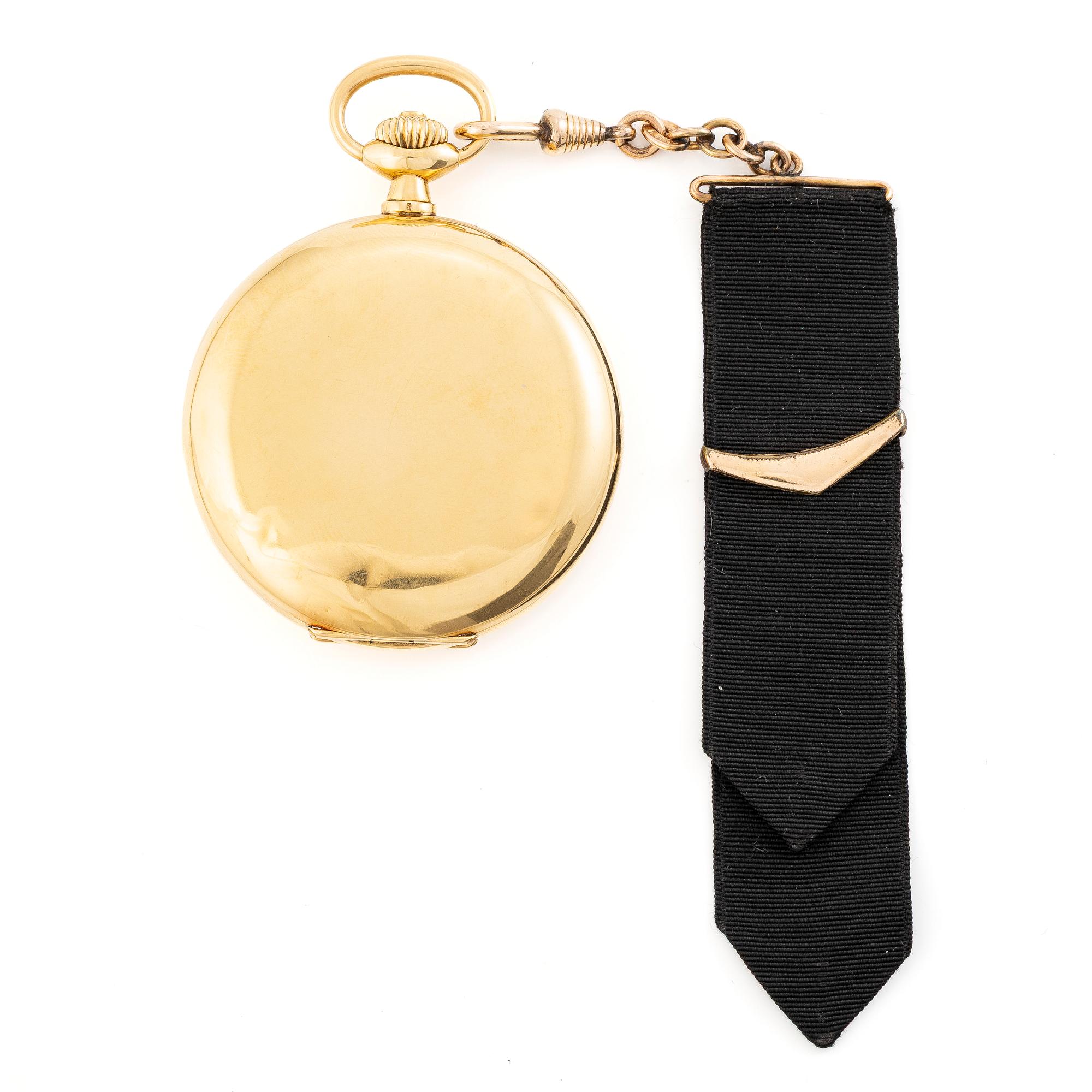 Omega, pocket watch, hunter case, 52 mm.