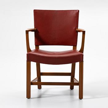 Kaare Klint, Armchair, “The Red Chair”, model 3758A, probably Rud Rasmussen’s Snedkerier, Denmark.