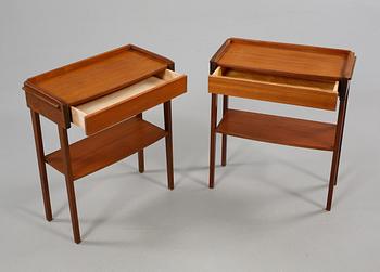 SÄNGBORD, ett par, 1950/60-tal.