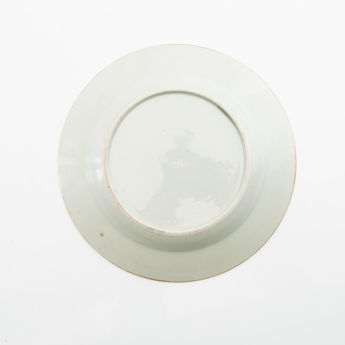 A famille rose style dish, preusmably Samson, circa 1900.