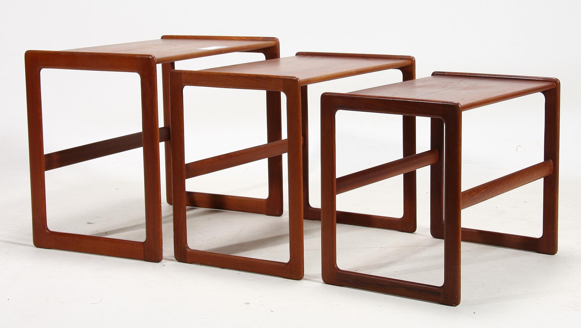 SATSBORD, 3 delar, 1950/60-tal. Danmark.