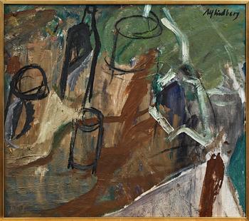 ALF LINDBERG, olja på duk, sign.