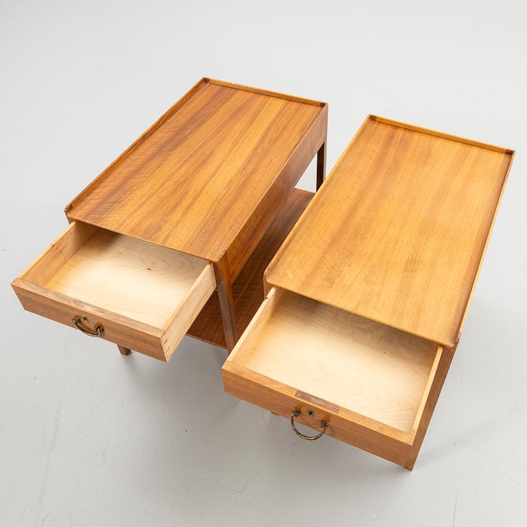 Josef Frank, bedside tables, a pair, model 914, Svenskt Tenn.