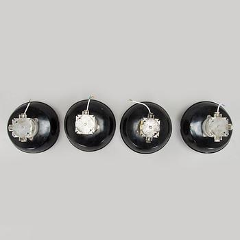 Outdoor lights / ceiling lamps, 4 pcs, model 92120 Idman, mid-20th century.