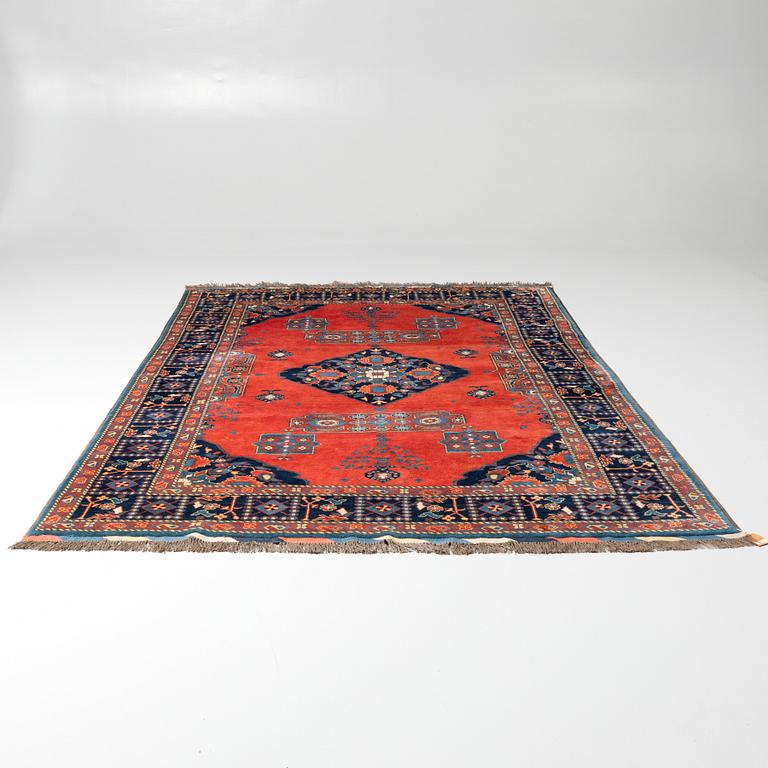 Rug, oriental, probably Afghanistan, approx. 296 x 207 cm.