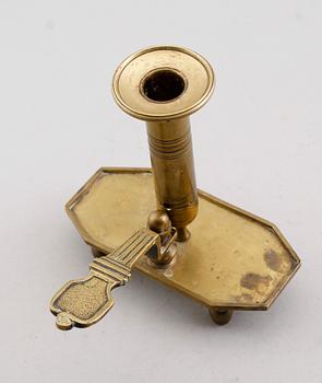 NATTLJUSSTAKE, mässing, 1700-tal.
