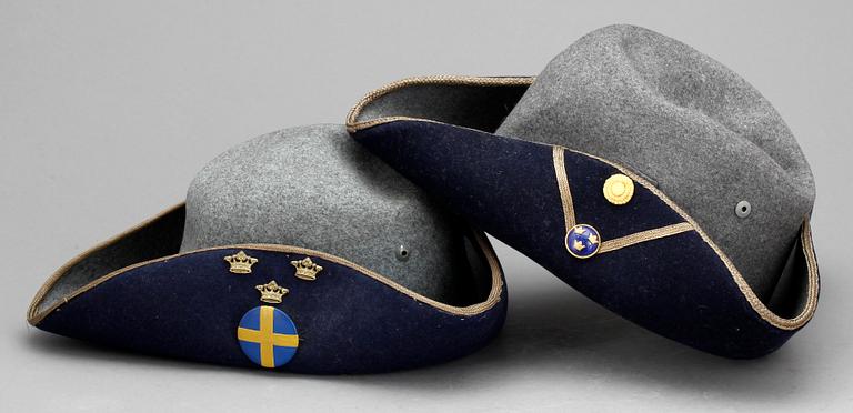 LANDSTORMSHATTAR, 2 stycken, Sverige, m/1907 samt m/1910.