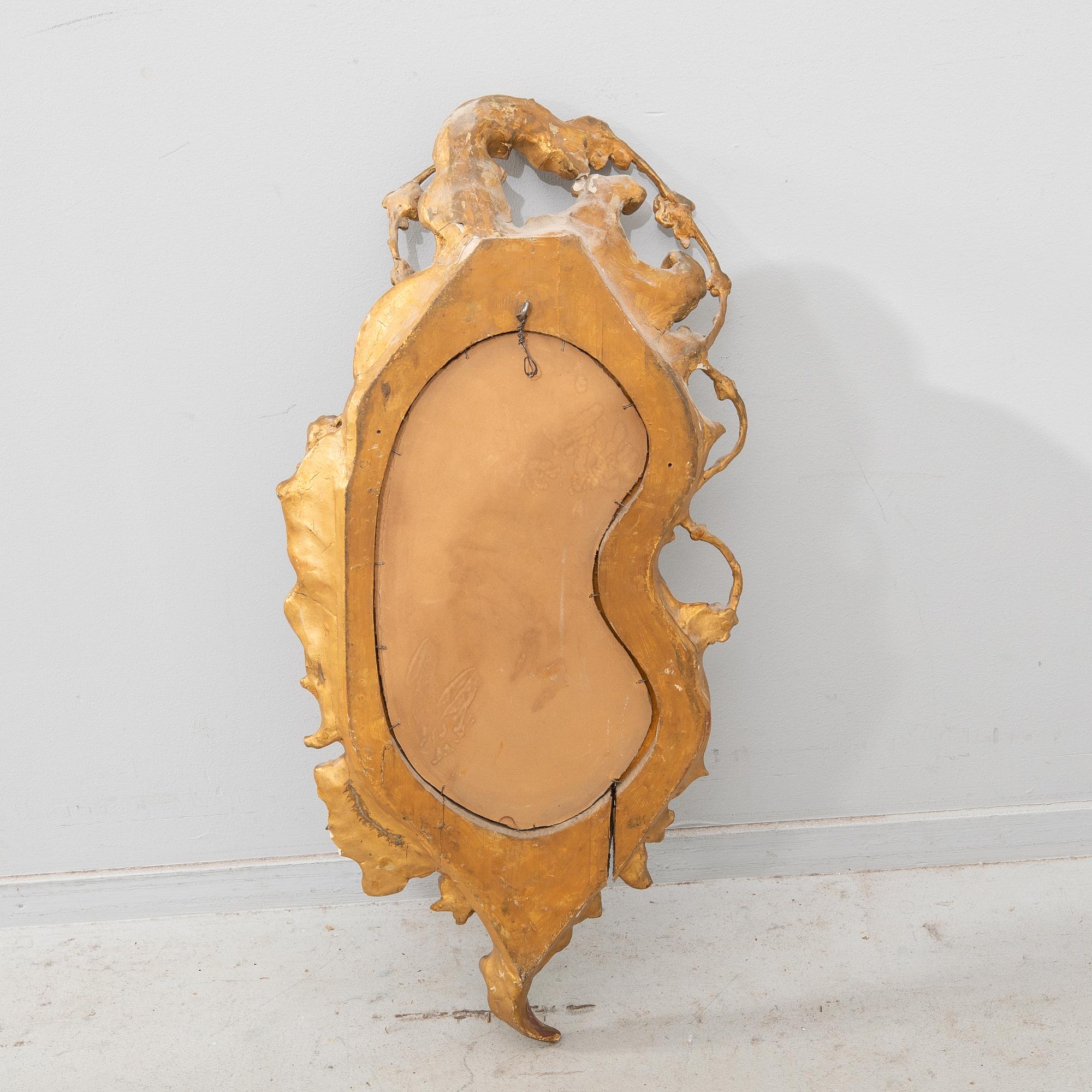 Mirror sconces a pair Neo-Rococo late 19th century.