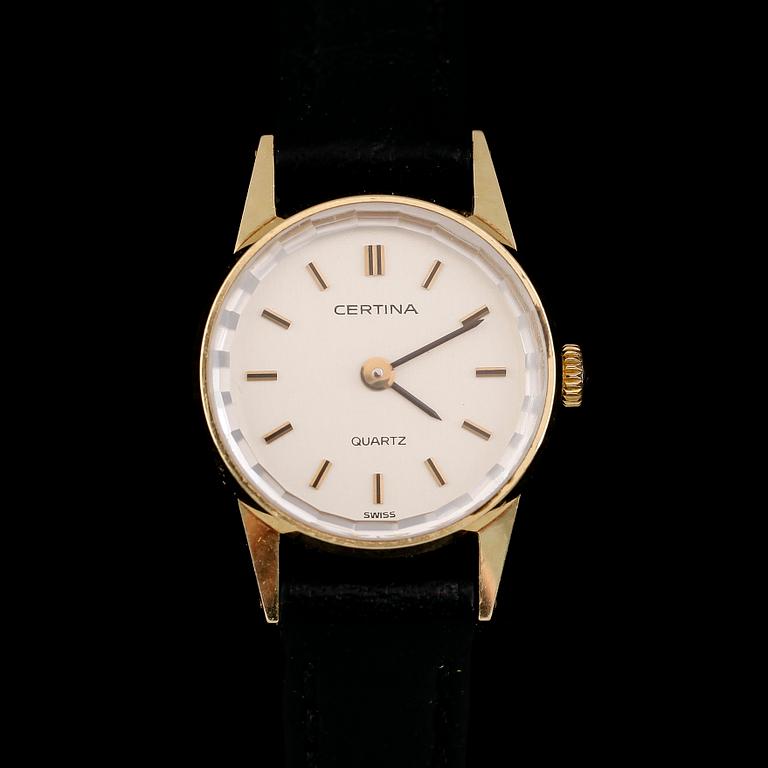 ARMBANDSUR, 14K guld, Certina.