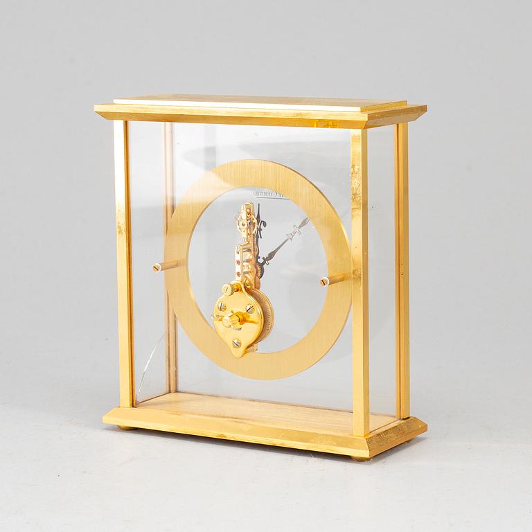 JAEGER LE COULTRE, a model '508' table clock, 1970's.