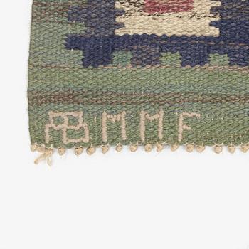 Märta Måås-Fjetterström, matta, "Grön äng", rölakan, ca 305 x 200 cm, signerad AB MMF.