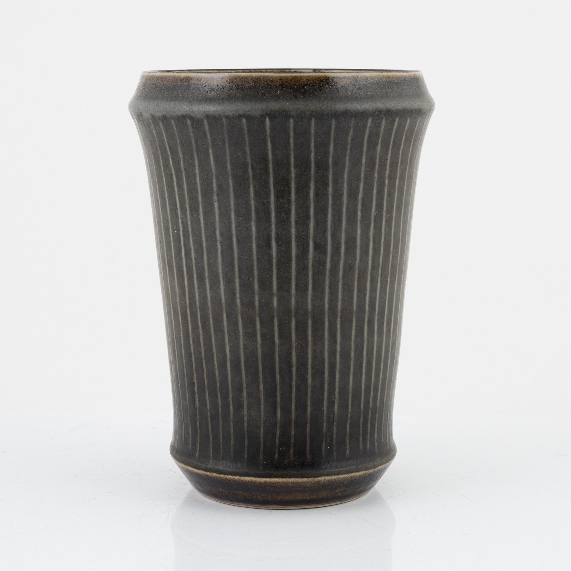 Carl-Harry Stålhane, a stoneware vase, Rörstrand Ateljé.