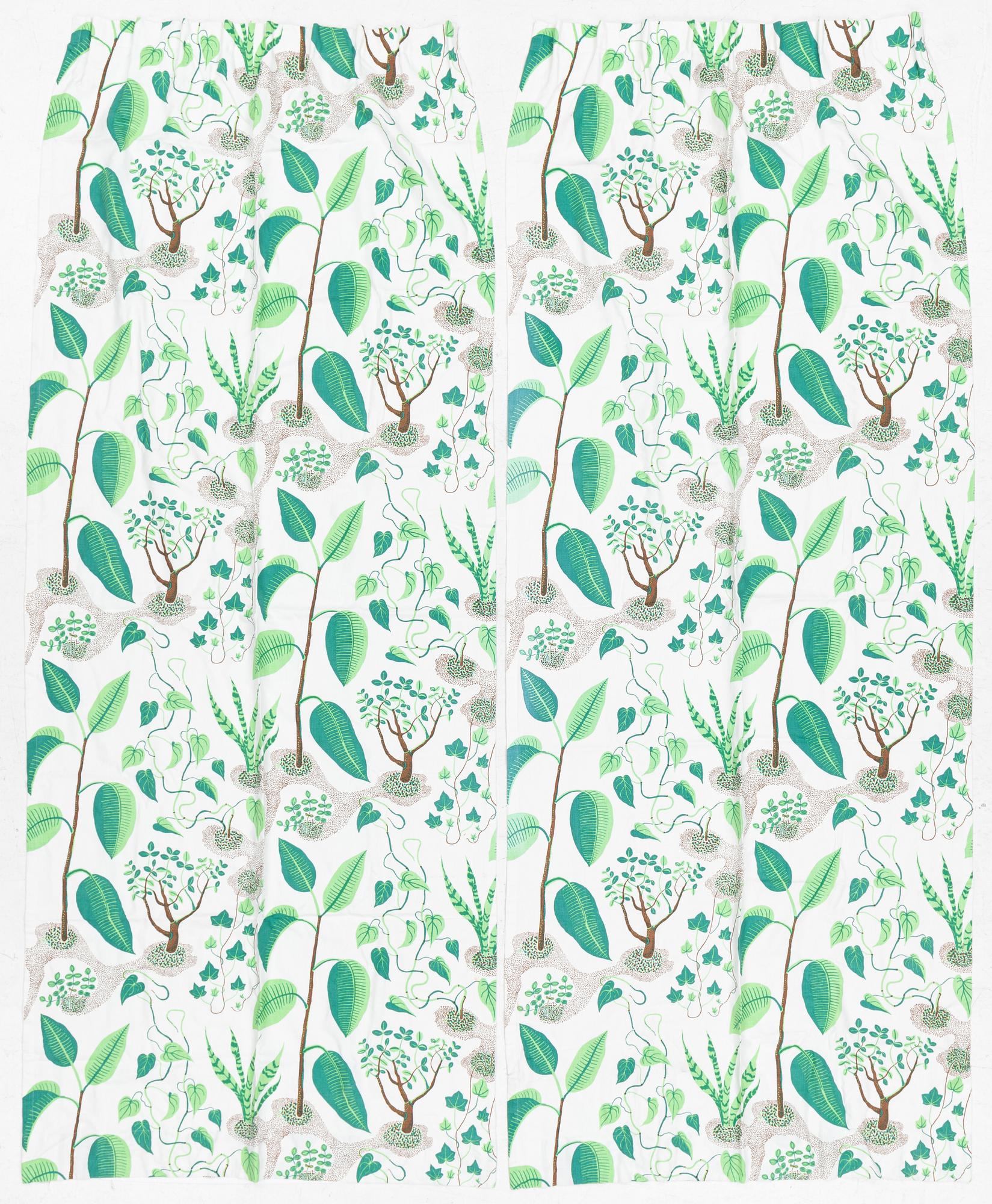 Josef Frank, curtains, a pair, "Window", Svenskt Tenn.