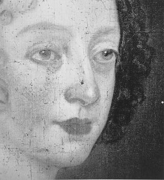 Antonis van Dyck, tillskriven, "Drottning Henrietta Maria av England” (1609-1669) som Sankta Katarina av Alexandria.