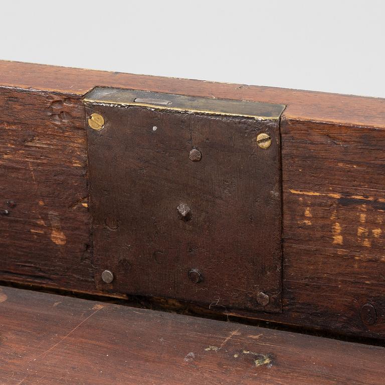 Bedside table, late Empire, mid-19th century.