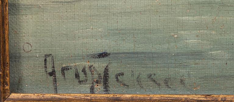 ARUP JENSEN, olja på duk, signerad.