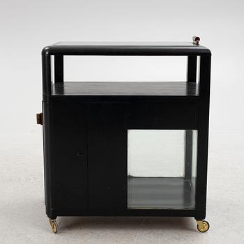 A Swedish Art Deco bar cabinet, 1930's.