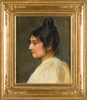 Dora Wahlroos, Woman in Profile.