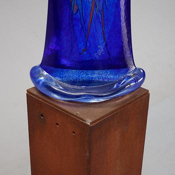 Kjell Engman, skulptur, unik, signerad. Kosta Boda.