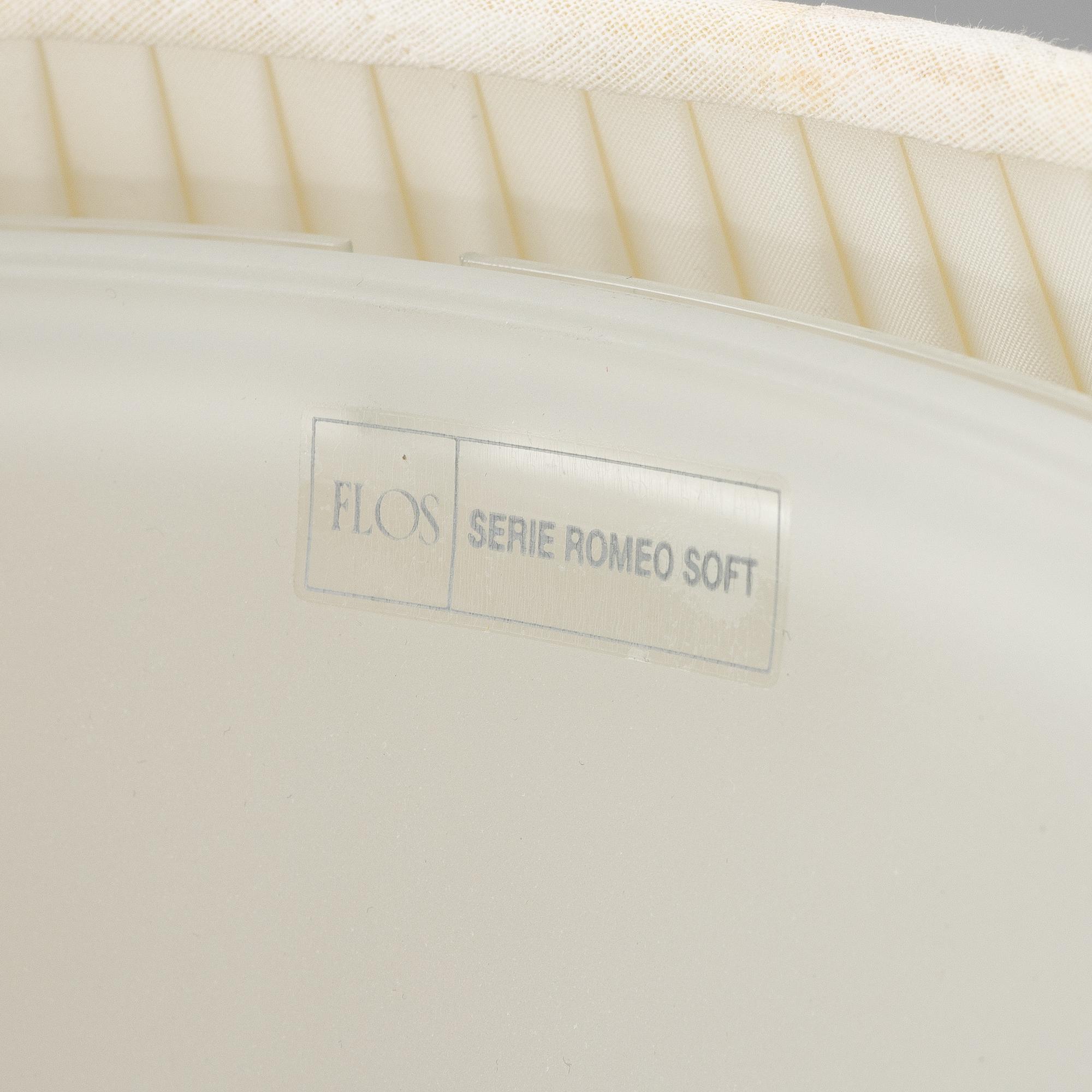 Philippe Starck, golvlampa, "Romeo Soft", Flos, Italien.