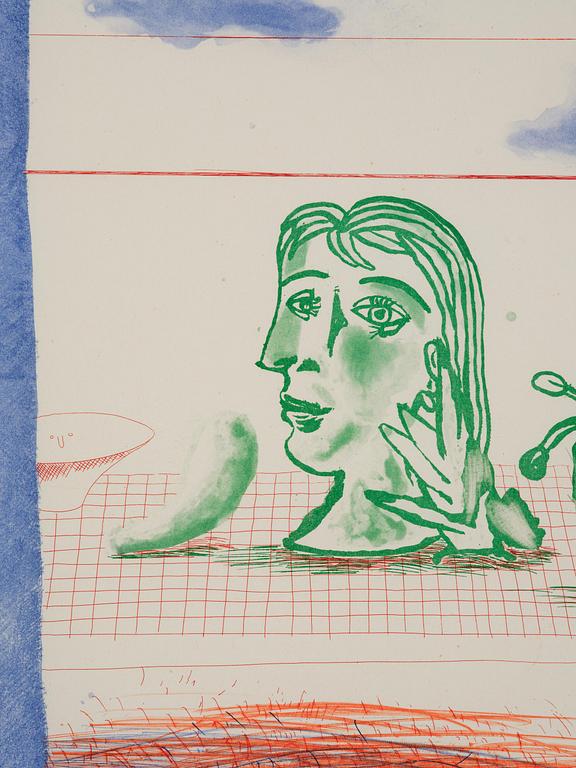 David Hockney, "What Is This Picasso?" ur: The Blue Guitar.