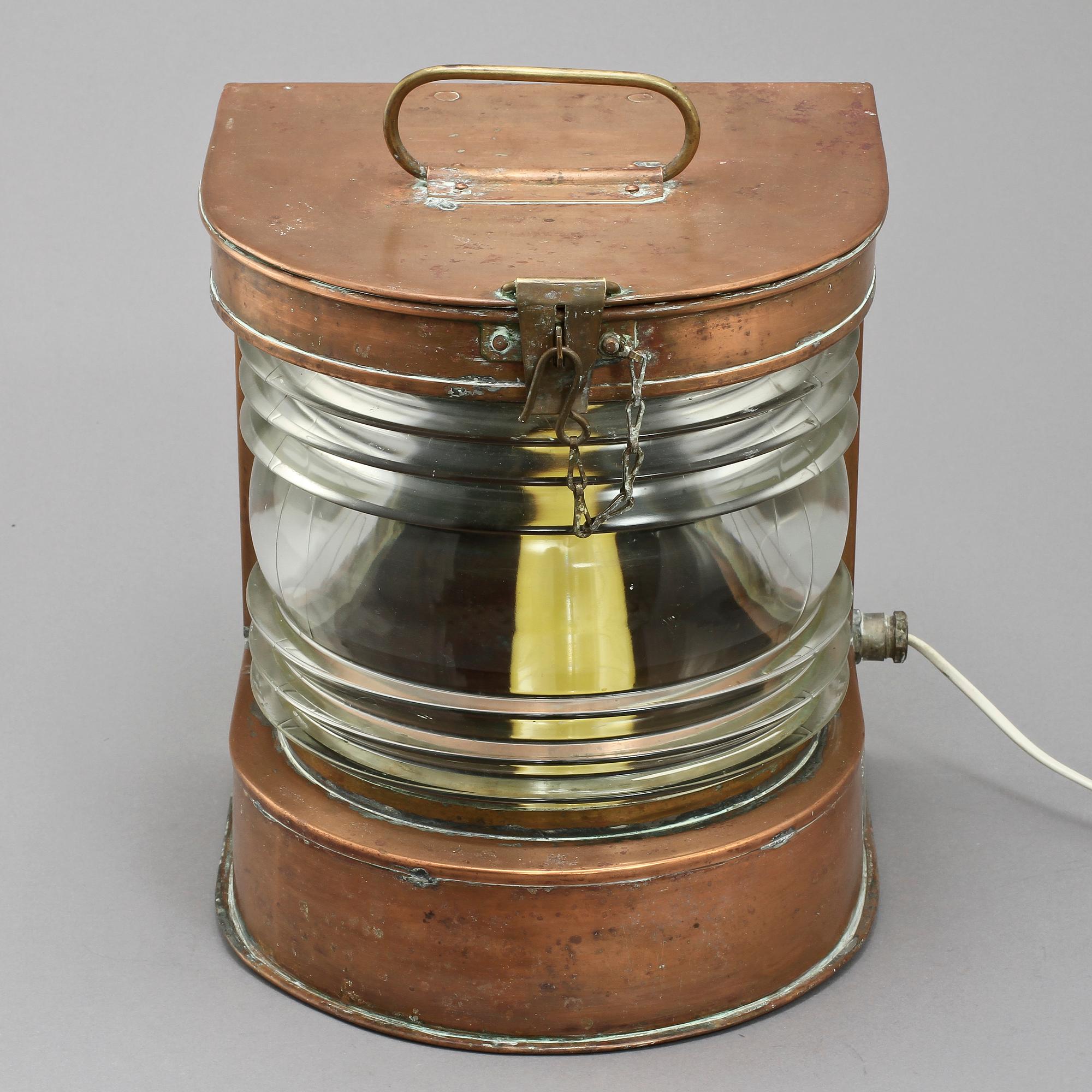 LANTERNA, koppar, 1900-talets första hälft.