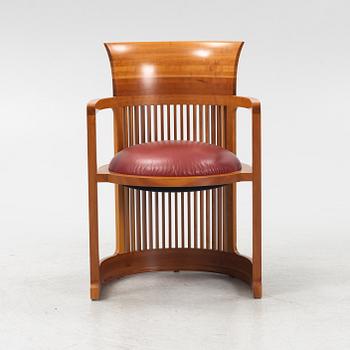 Frank Lloyd Wright, armchair, model number 606 "Barrel", Cassina, designed in 1937.