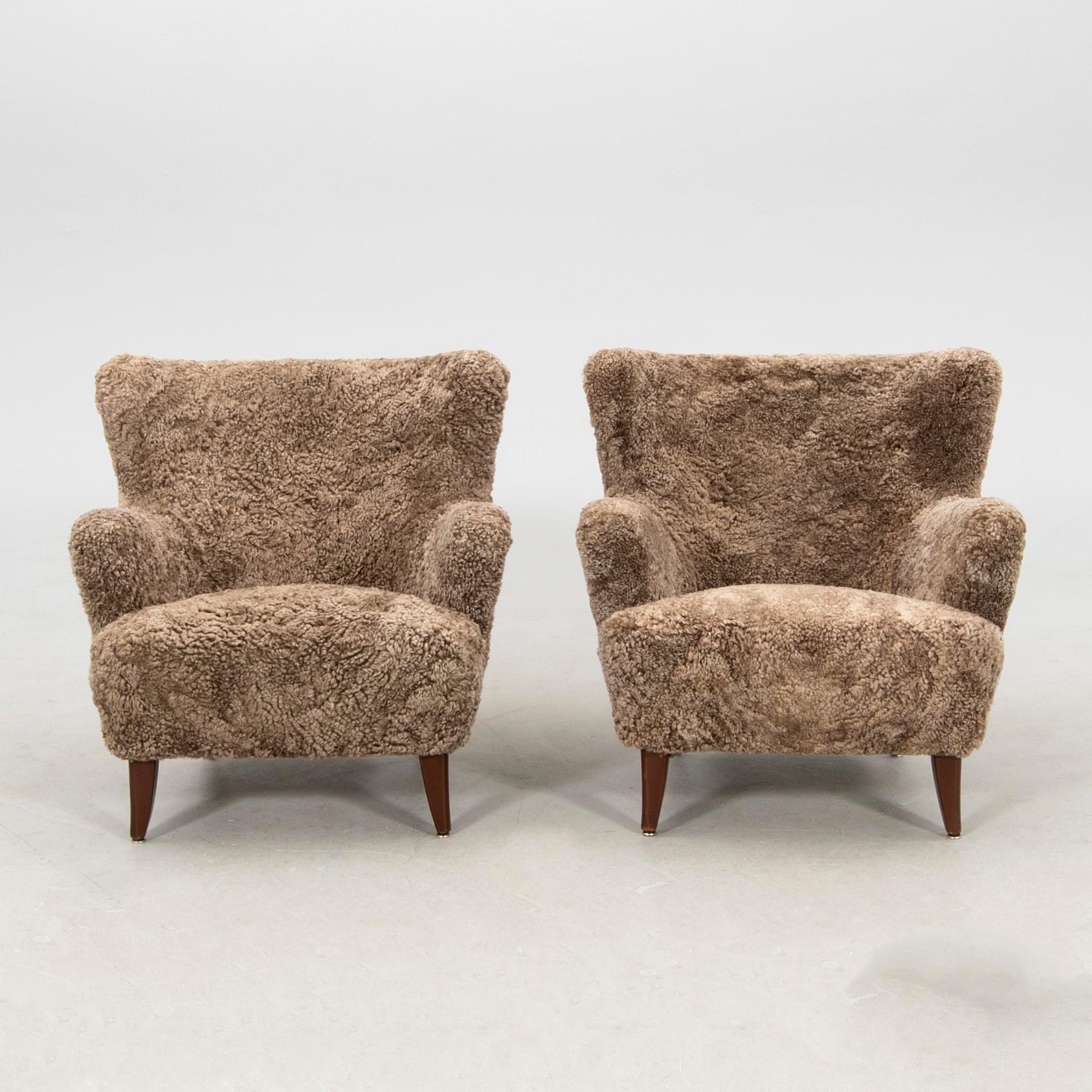 Ilmari Lappalainen, fåtöljer ett par "Laila" Asko Finland 1900-talets andra hälft.