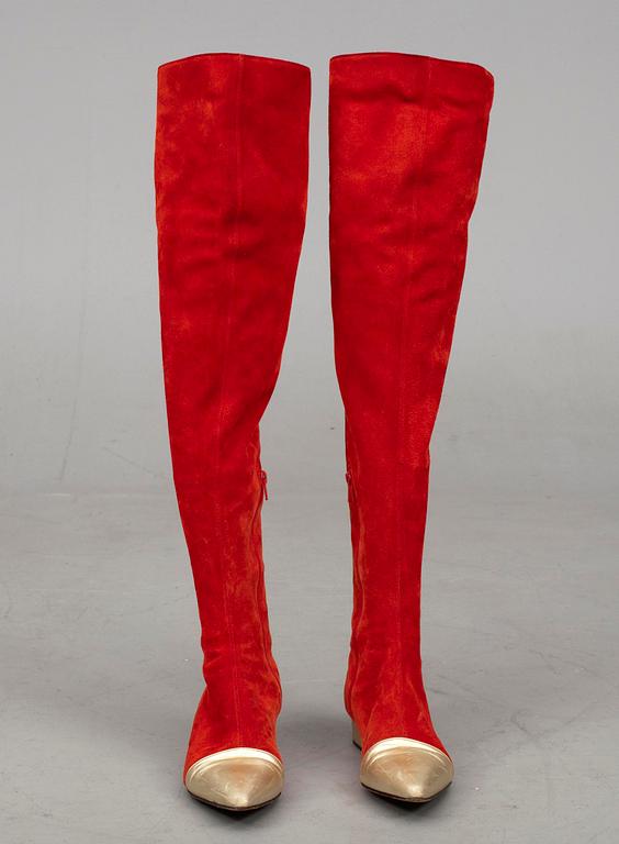 SKOR, stövlar, Versace.