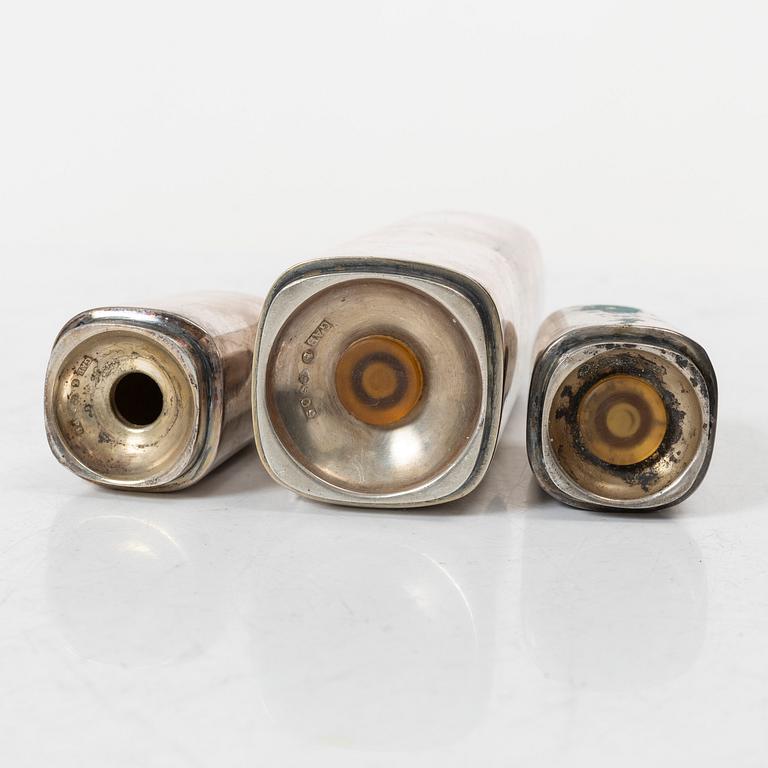Ströare, silver, tre stycken, GAB, 1960-tal.