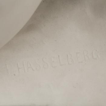 PER HASSELBERG, efter, parian, Gustafsberg.