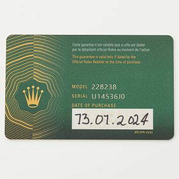 Rolex, Day-Date 40, "Money Green Dial", ca 2024.