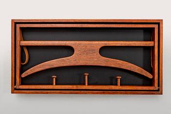 Adam Hoff & Poul Östergaard, Virum Möbelsnickeri, clothes hanger / gentleman, Denmark, mid-20th century.