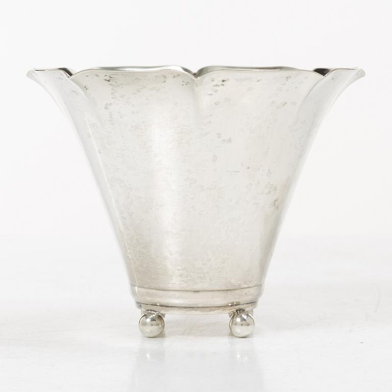 Wiwen Nilsson, skål, silver, A. Nilsson, Lund 1931.