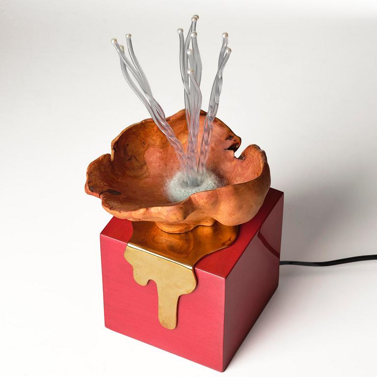 Aia Jüdes, a unique "Vril" lamp/light object, 2020.