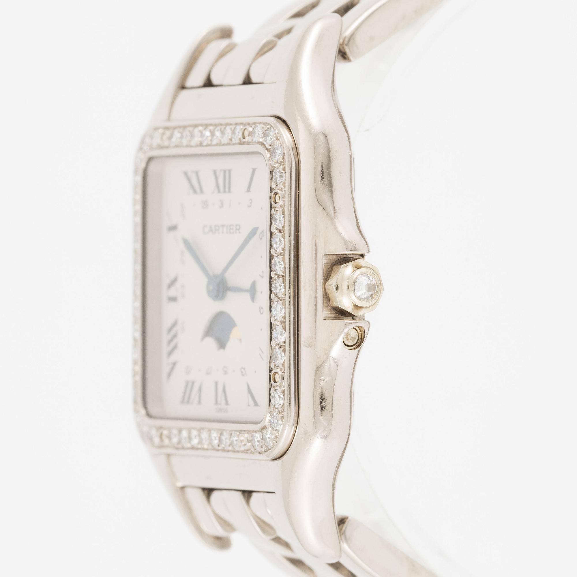 Cartier, Panthère, "Diamond Set", "Moon Phase", ca 1995.